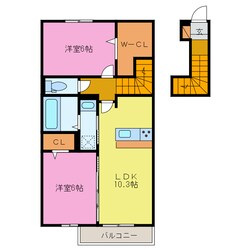 雅野Ⅷの物件間取画像